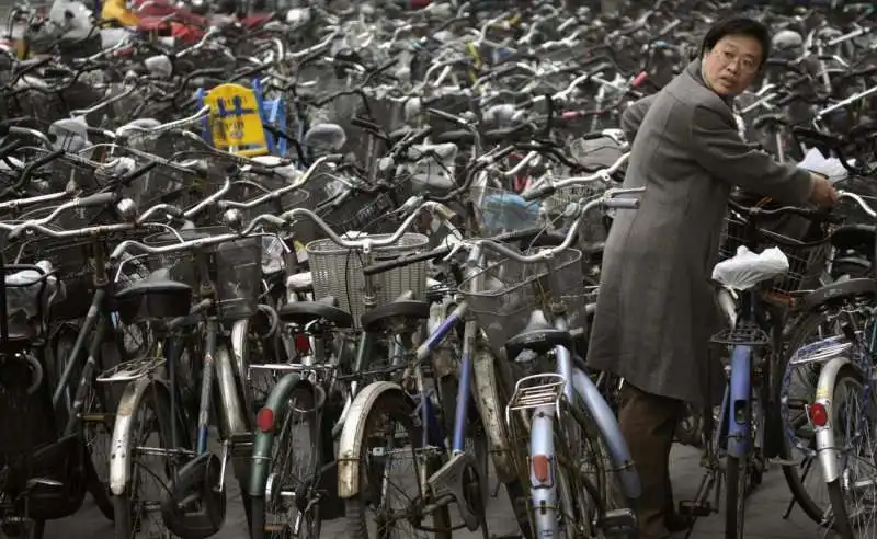 parcheggio biciclette a beijing