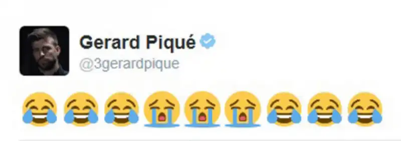 PIQUE TWITTER IRONIA SUL REAL