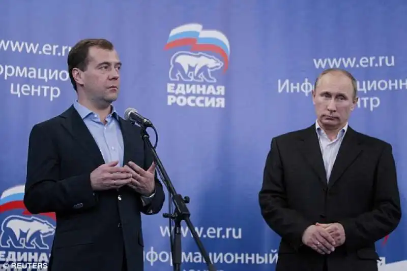 putin e medvedev