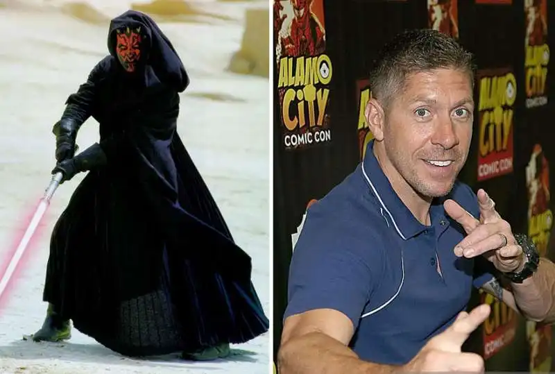 ray park nel 1999 e nel 2015