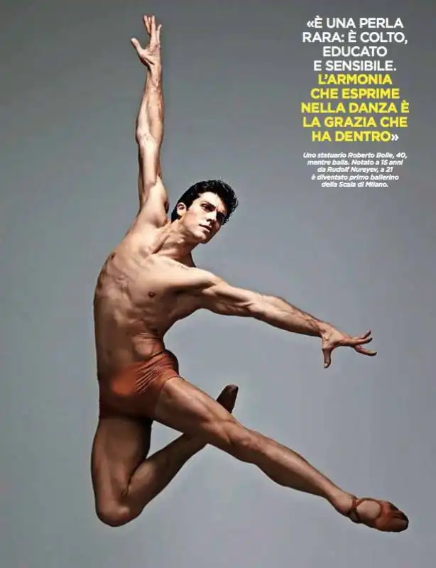 roberto bolle su oggi 