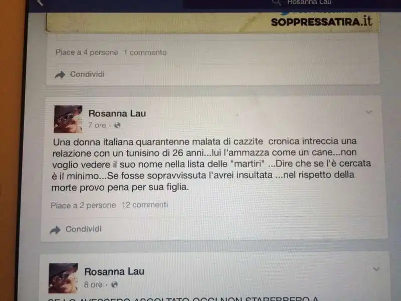 rosanna lau su facebook