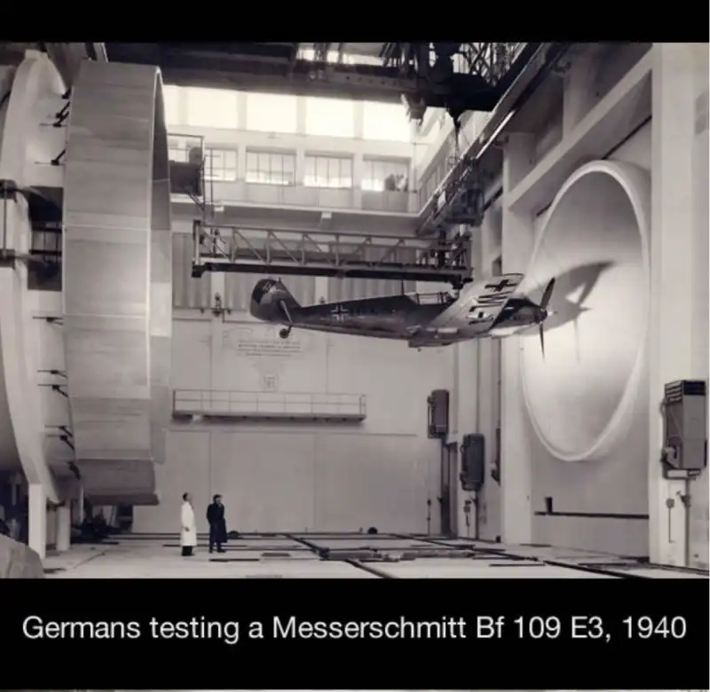 tedeschi test su un messerschmitt bf 109 e3 nel 1940