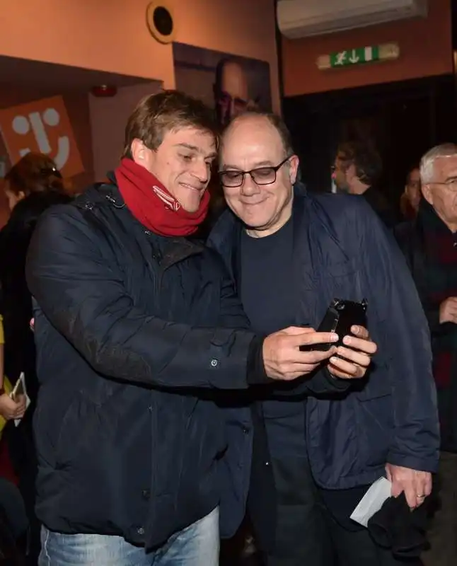 un selfie con carlo verdone