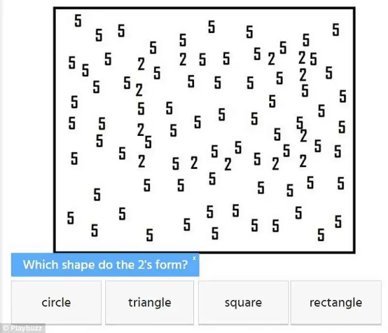 3 indovinate la forma del 2