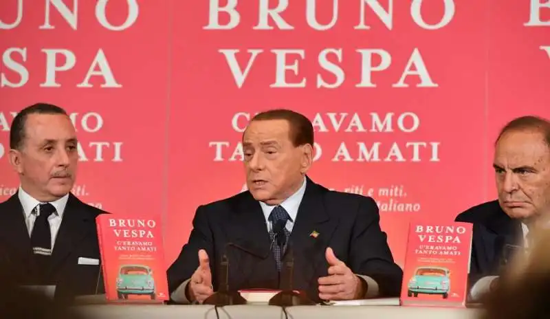 antonio polito silvio berlusconi  bruno vespa