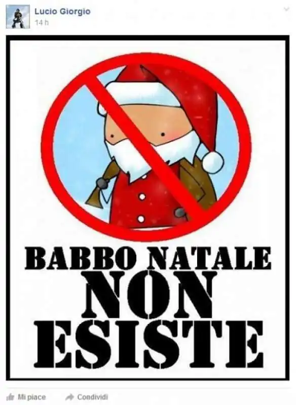 BABBO NATALE NON ESISTE