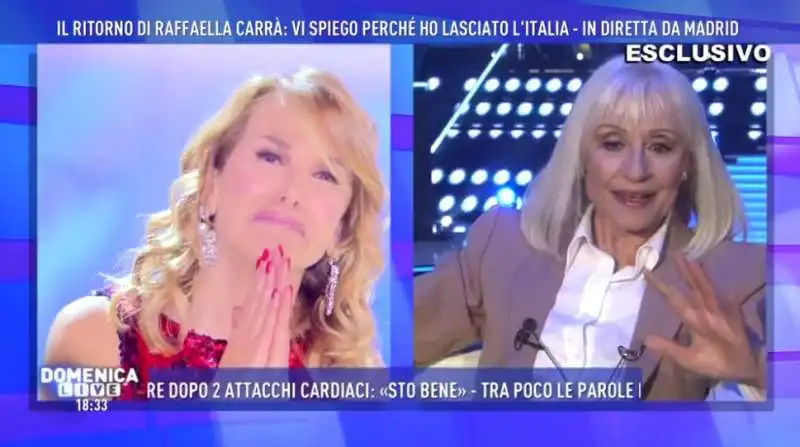 barbara d urso e l addio di raffaella carra  1