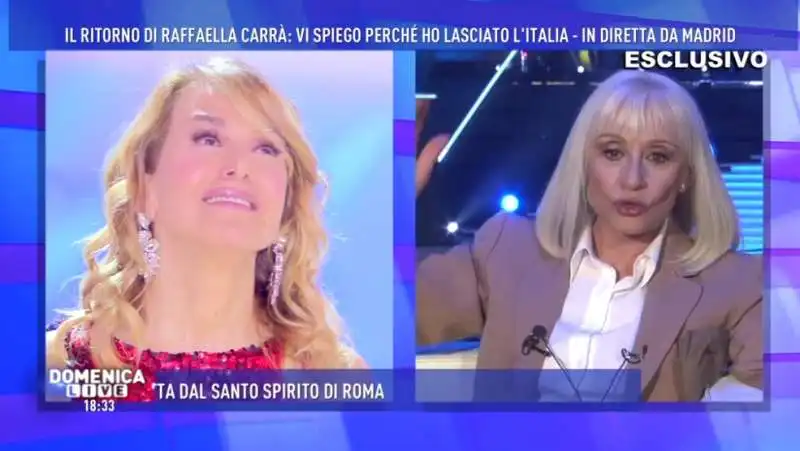 barbara d urso e l addio di raffaella carra  5