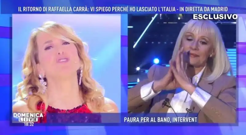 barbara d urso e l addio di raffaella carra  7