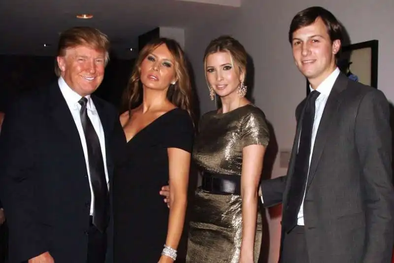 donald melania ivanka trump e jared kushner