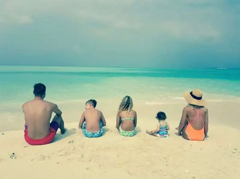 FAMIGLIA TOTTI MALDIVE