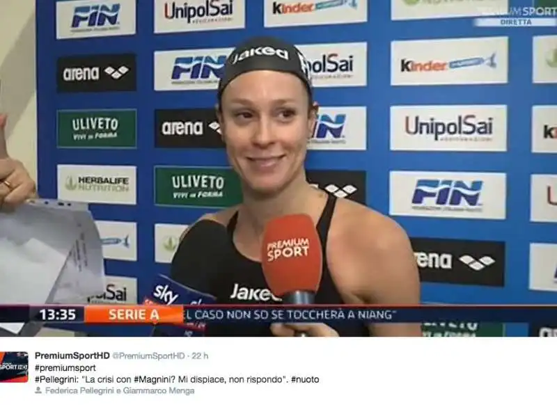 FEDERICA PELLEGRINI A RICCIONE