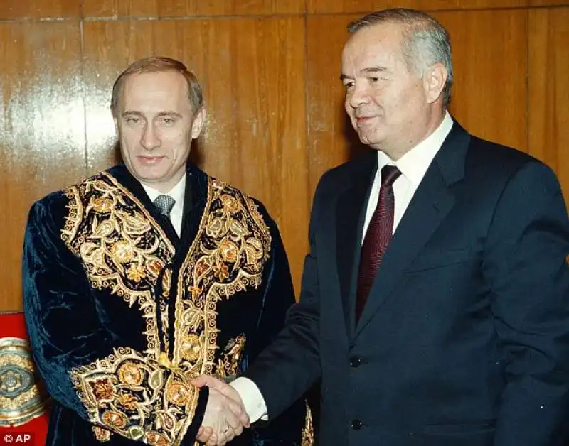 islam karimov con vladimir putin