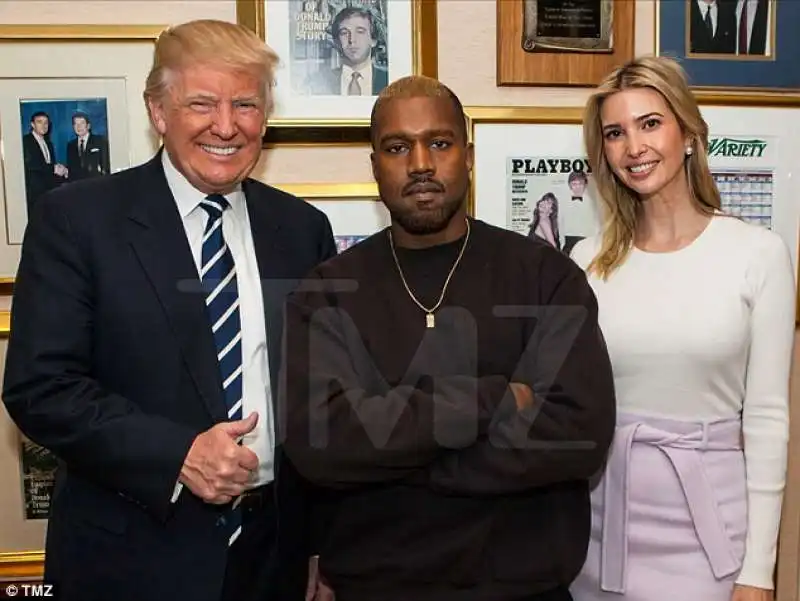 ivanka con donald e west