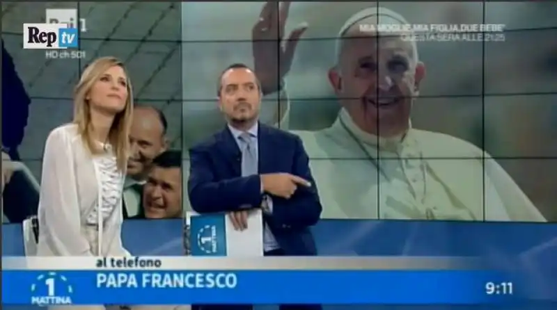 LA TELEFONATA DI PAPA BERGOGLIO A UNO MATTINA