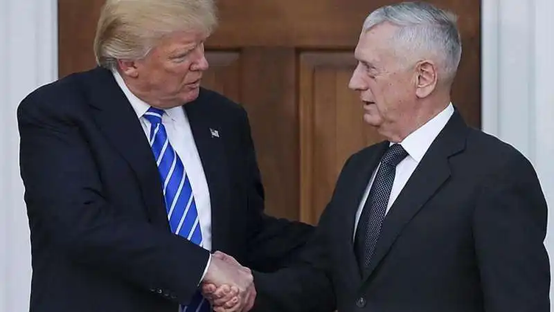 trump e james mattis     