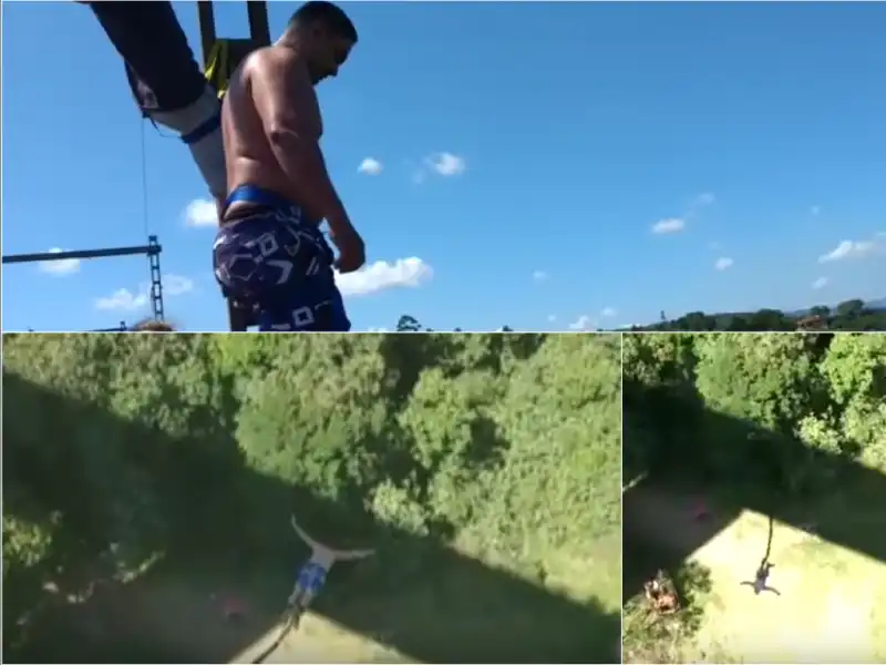 UOMO MORTO - BUNGEE JUMPING