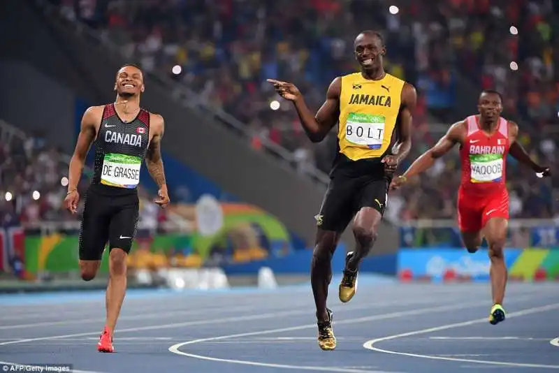 usain bolt alle olimpiadi di rio