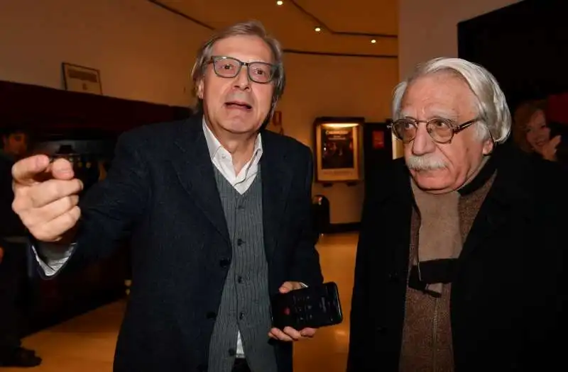 vittorio sgarbi con pietro carriglio