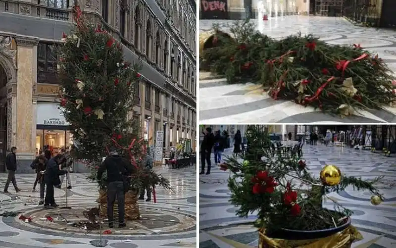 ALBERO DI NATALE ALLA GALLERIA UMBERTO A NAPOLI