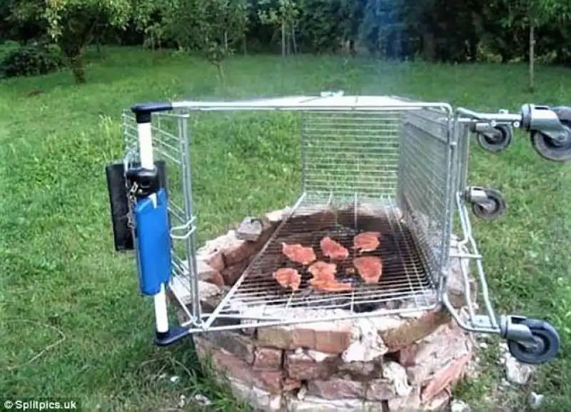 bbq sul carrello