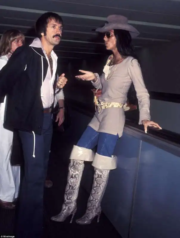 cher e sonny bono lax 1977