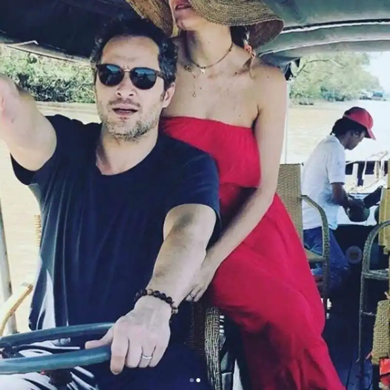 francesca barra su instagram con claudio santamaria