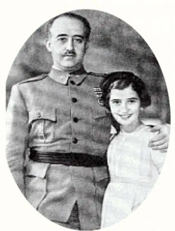 FRANCISCO FRANCO E LA FIGLIA CARMEN