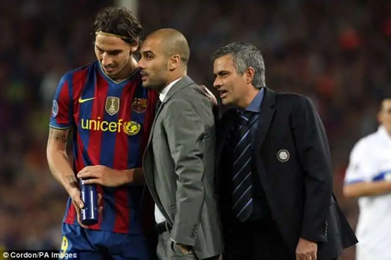 guardiola ibra mou