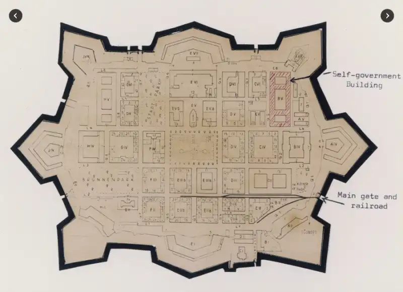 mappa di theresienstadt