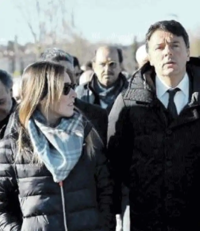 MARIA ELENA BOSCHI E MATTEO RENZI