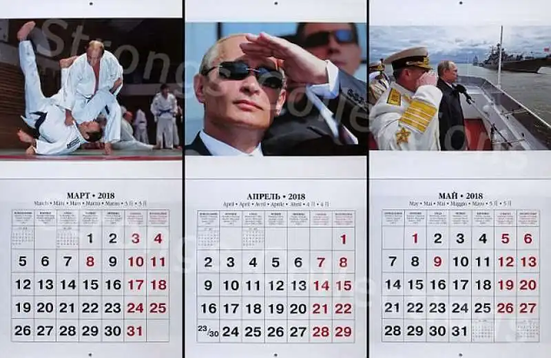 putin calendario 1