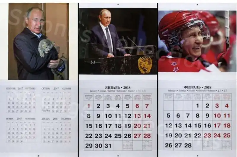 putin calendario 3