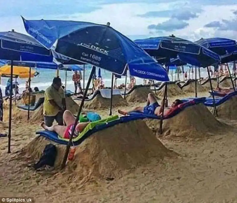 stare comodi in spiaggia