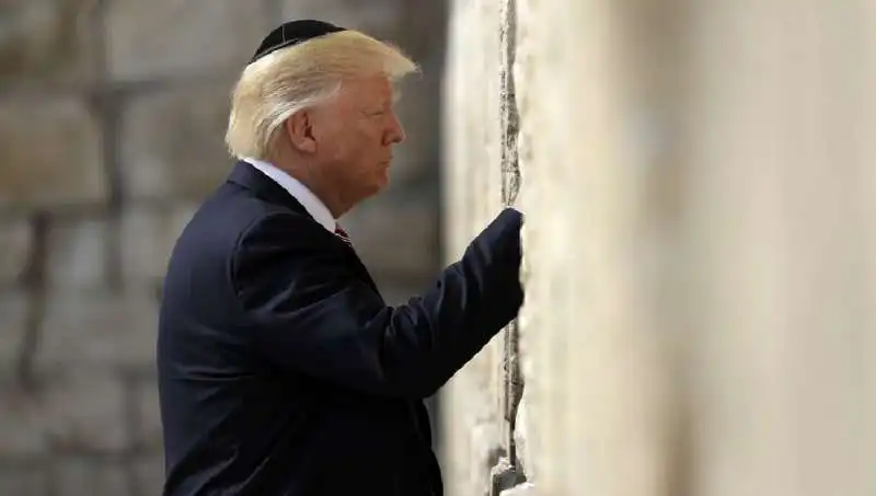 Trump al Muro del Pianto