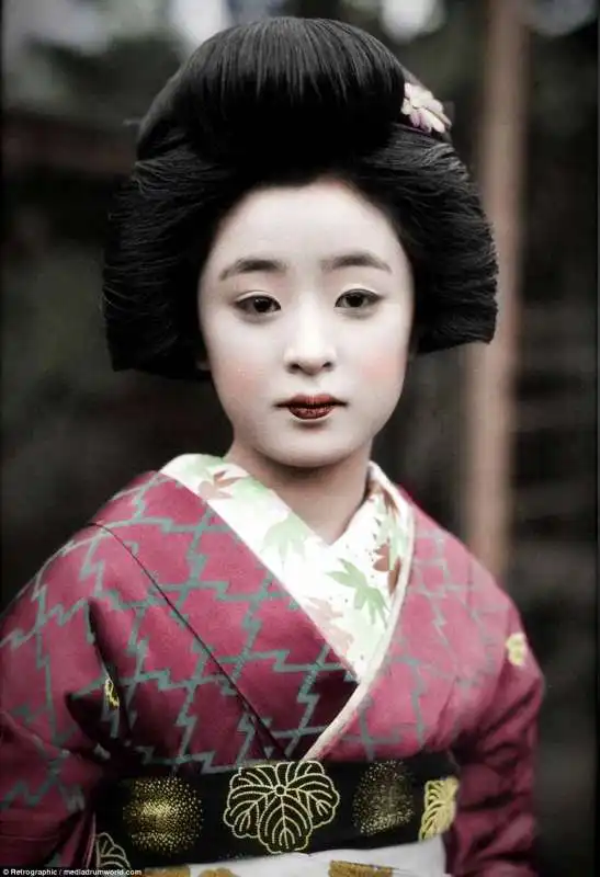 una geisha giapponese