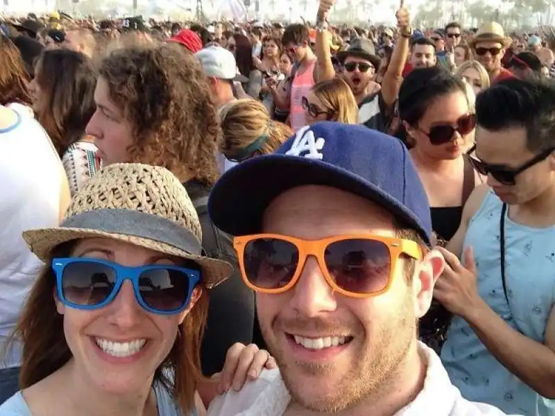 aaron paul al coachella (lo vedete?)