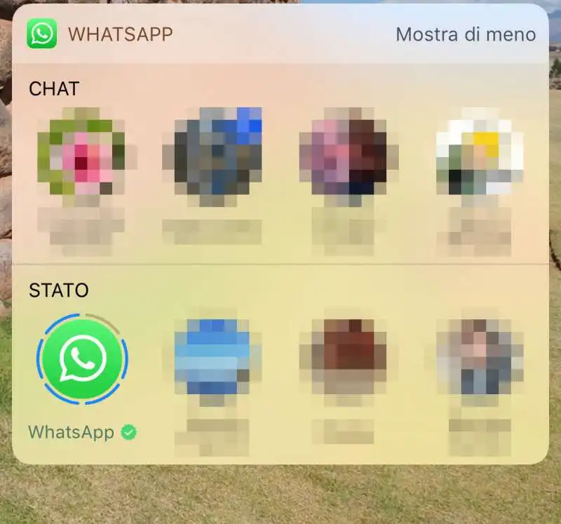 chat piu' recenti a disposizione