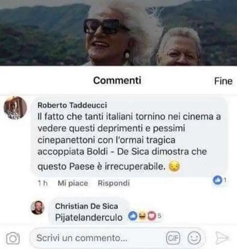 CHRISTIAN DE SICA SUI CINEPANETTONI