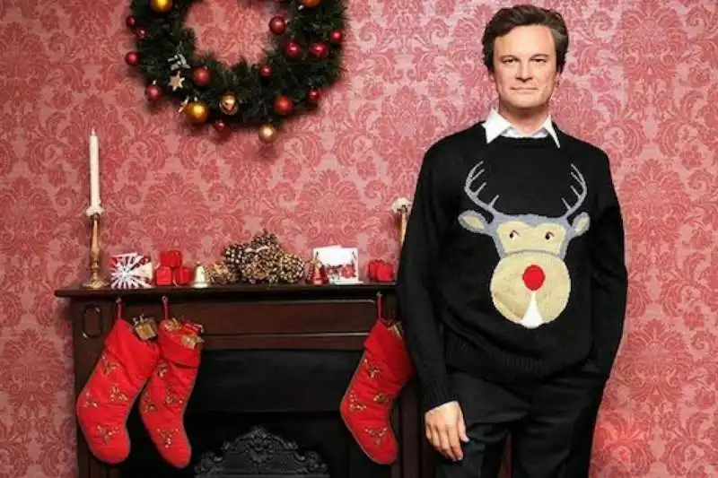 colin firth maglione natale