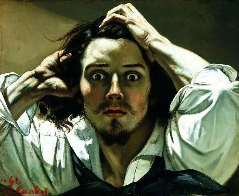 il disperato autoritratto di gustave courbet