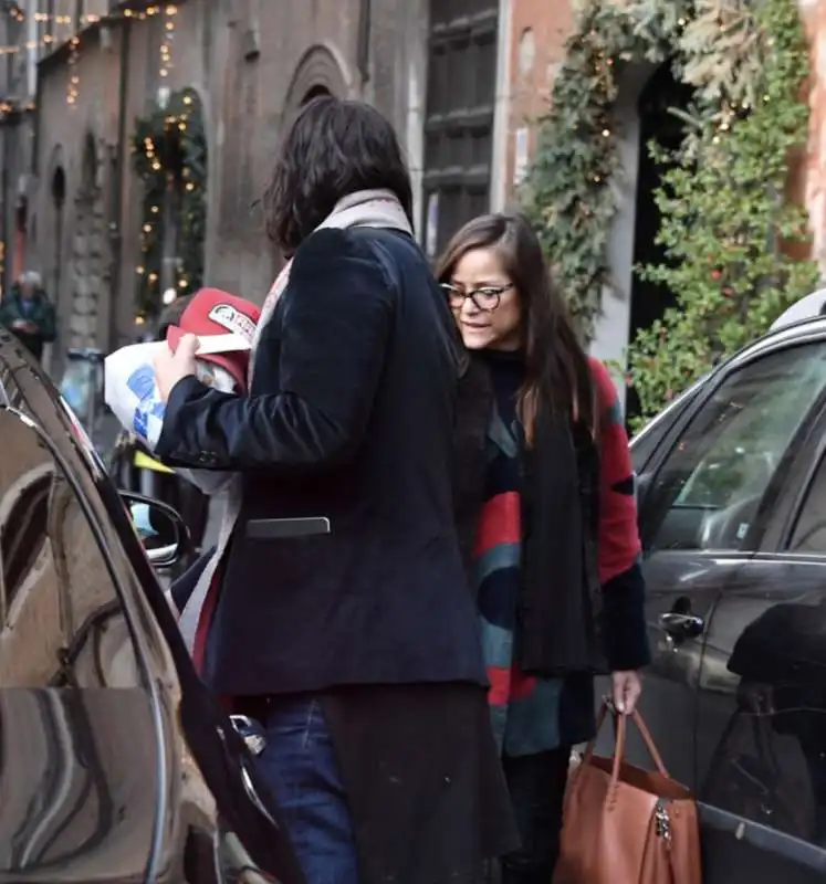 keanu reeves a roma con la sorella malata foto barillari 16