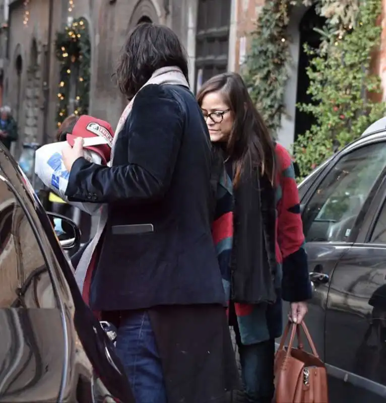 keanu reeves a roma con la sorella malata foto barillari 2