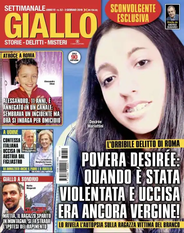 l'esclusiva di 'giallo' su desiree 1