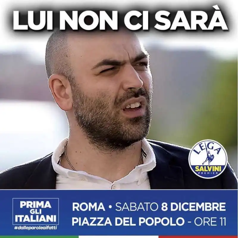 lui non ci sara' la campagna social di salvini 10