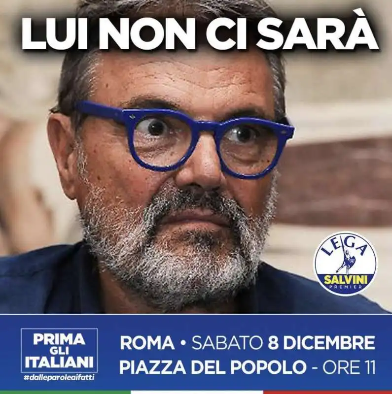 lui non ci sara' la campagna social di salvini 9