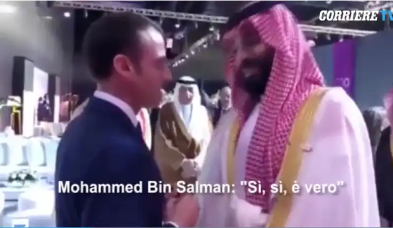 macron bin salman