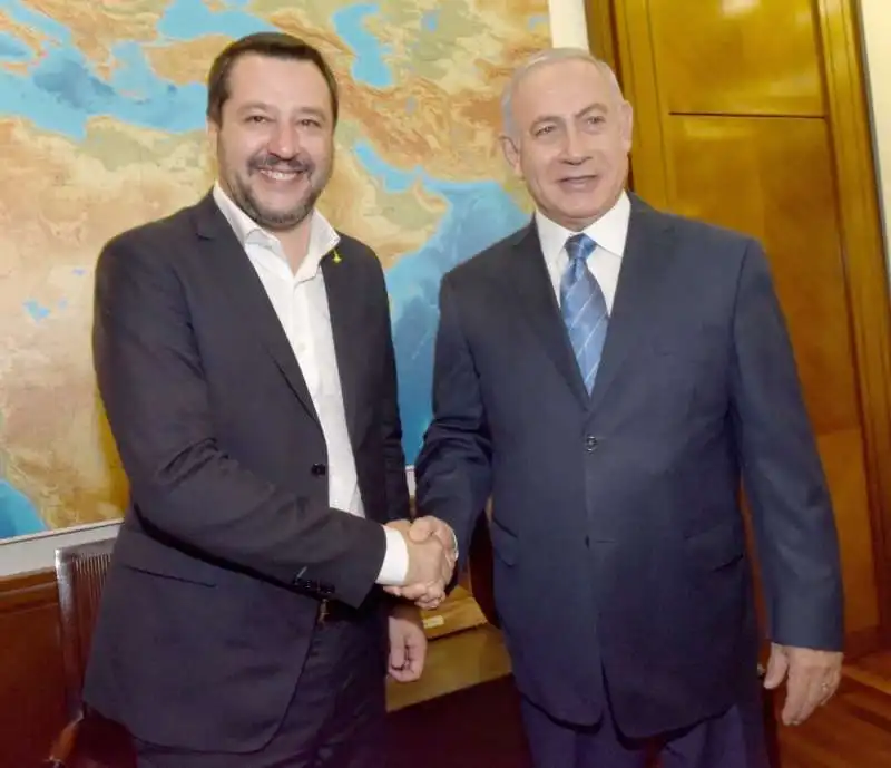 matteo salvini benjamin netanyahu