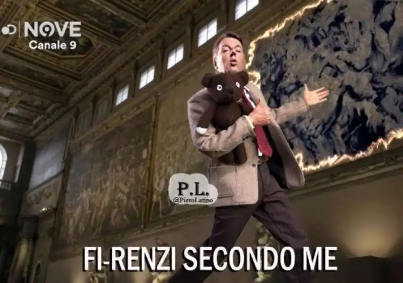 MEME SULLA TRASMISSIONE DI RENZI SU FIRENZE